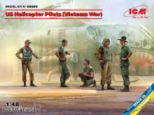 ICM 48089 - 1:48 US Helicopter Pilots (Vietnam War)(100% new molds)