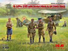 ICM 48254 - 1:48 U-2/Po-2VS with Soviet Pilots & GP (1943 -1945) Limited
