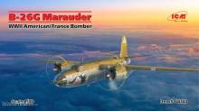 ICM 48323 - B-26G Marauder, WWII American/France Bomber