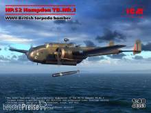 ICM 48353 - HP.52 Hampden TB.Mk.I WWII British torpedo bomber