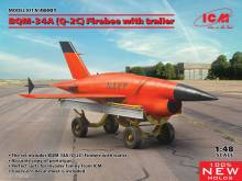 ICM 48401 - 1:48 BQM-34A (Q-2C) Firebee with trailer (1 airplane and trailer)