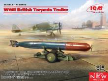 ICM 48405 - WWII British Torpedo Trailer (100% new molds) in 1:48