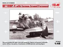 ICM 48805 - 1:48 Bf 109F-4 with German Ground Personnel