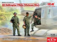 ICM 32114 - US Helicopter Pilots (Vietnam War) (100% new molds) in 1:32
