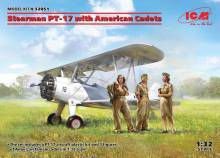 ICM 32051 - 1:32 Stearman PT-17 with American Cadets