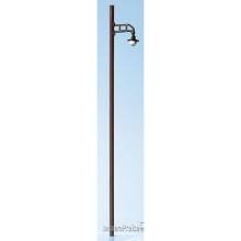 Weinert 3324 - Lampe in gerader Ausführung am Holzmast, beleuchtet (H0)