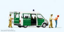 Preiser 33248 - Polizeifahrzeug mit geöffnete