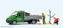 Preiser 33260 - Ford Transit. Gartenbau Müll