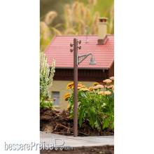 Pola 333233 - Holzmast mit Auslegerleuchte, 2 Stück
