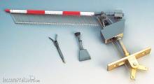 Weinert 3363 - Schranken mit geschlossener Seilscheibe und Läutewerk ohne Behang 7-m-Vorbild (H0)