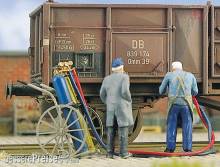 Weinert 3383 - Schweißgerätewagen mit Flaschen, Armaturen und Schweißgerät (H0)
