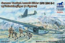 Bronco Models CB35039 - 1:35 German Tactical Assault Glider DFS 230 B-1 w/Fallschirmjäger (4 Figures)