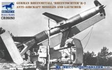 Bronco Models CB35050 - 1:35 German Rheinmetall´Rheintochter R-2 anti-aircraft missiles a.launcher