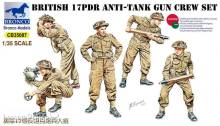 Bronco Models CB35087 - 1:35 17pdr Anti-Tank Gun Crew Set
