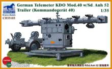 Bronco Models CB35103 - 1:35 German Telemeter KDO Mod.40 w/Sd.Anh 52 Trailer (Kommando-Gerät 40)