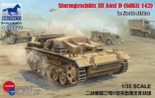 Bronco Models CB35117 - 1:35 WWII German Assault Gun SturmgeschützIII Ausf D (SdKfz 142) in El Alamein