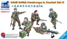 Bronco Models CB35131 - 1:35 WWII British Paratroops in Combat Set B