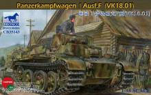 Bronco Models CB35143 - 1:35 Panzerkampfwagen I Ausf.F(VK18.01)