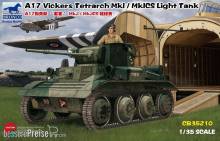 Bronco Models CB35210 - 1:35 A17 Vickers Tetrarch MkI/MkICS LightTank