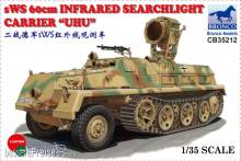 Bronco Models CB35212 - 1:35 sWS 60cm Infrared Searchlight CarrierUHU