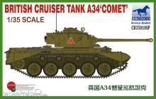 Bronco Models CB35010SP - 1:35 British Cruiser Tank A34 COMET