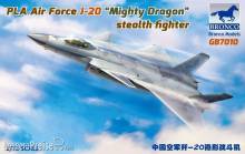 Bronco Models GB7010 - 1:72 PLA Air Force J-20 Mighty Dragon stealth fighter