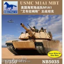 Bronco Models NB5035 - 1:350 USMC M1A1 MBT