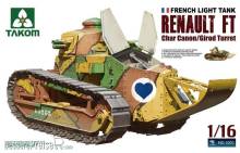 Takom TAK1001 - 1:16 French Light Tank Renault FT char canon/Girod turret Girod Turret
