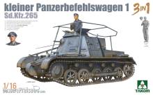 Takom TAK1017 - 1:16 Sd.Kfz.265 Kleiner Panzerbefehlswagen 1 3 in 1