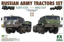 Takom TAK5003 - Russian Army Tractors KZKT-537L & MAZ537 1+1 in 1:72