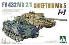 Takom TAK5008 - FV432 Mk.2/1 Chieftain Mk.5 (1+1) in 1:72