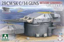 Takom TAK5016 - 1:72 BATTLESHIP SCHARNHORST Tur. B 28CMSK C/34GUNS