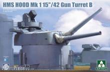 Takom TAK5020 - 1:72 HMS Hood Mk 1 15/42 Gun Turret B