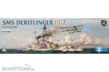 Takom TAKSp7039 - 1:700 SMS Derfflinger1917(Waterline) w/3D printed FF-33E