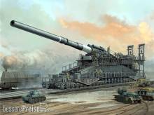 Hobby Boss 82911 - 1:72 German 80cm K(E) railway gun Dora
