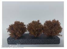 Silhouette 350-54 - Büsche 3er Set / bushes set of 3 3-4cm Spätherbst/ late fall