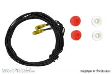Viessmann 3507 - Glühlampen gelb T1/2, á 1,8 mm, 16 V, 30 mA, 2 Kabel, 2 Stück