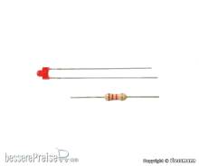 Viessmann 3553 - LED rot á 1,8 mm, inkl. Vorwiderstände, 3 Stück