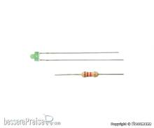 Viessmann 3554 - LED grün á 1,8 mm, inkl. Vorwiderstände, 3 Stück