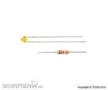 Viessmann 3555 - LED gelb á 1,8 mm, inkl. Vorwiderstände, 3 Stück