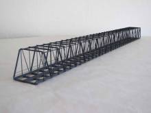 Hack Brücken 36250 - Lange Kastenbrücke 110,5cm 2-gleisig, grau - Typ KT110-2