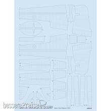 Eduard Accessories ER48004 - 1:48 P-38F/G/H raised rivets & surface details for TAMIYA