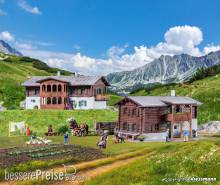 Kibri 37029 - Spur N Berghäuser Sertig, 2 Stück