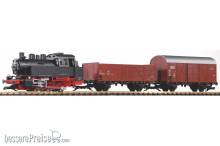 Piko 37120 - G Start-Set Güterzug BR 80 (inkl. Sound+Dampf)