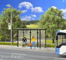 Kibri 37125 - N Bushaltestelle mit Flachdach