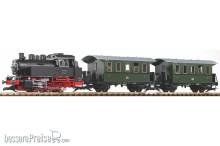 Piko 37125 - G Start-Set Personenzug BR 80 (inkl. Sound+Dampf)