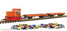 Piko 37155 - G Start-Set Klemmbausteinewagen R/C