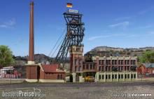 Kibri 37228 - Spur N Förderturm mit Maschinenhaus und Kohlewäschegebäude