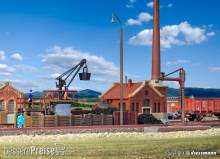 Kibri 37434 - Spur N Bekohlungsanlage mit Wasserkran