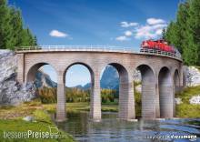 Kibri 37664 - Spur N/Z Semmering-Viadukt mit Eisbrecherfundamenten, eingleisig